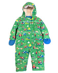 Mini Boden Baby Boys Multi Coastal Farm Friendly Tractors Cows Pigs Snowsuit