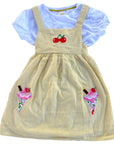 NWOT Mini Boden Yellow Cherry Blossom Playset Pinnie