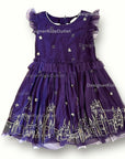 Mini Boden Harry Potter Hogwarts Enchanted Tulle Dress - Plum Jam Purple