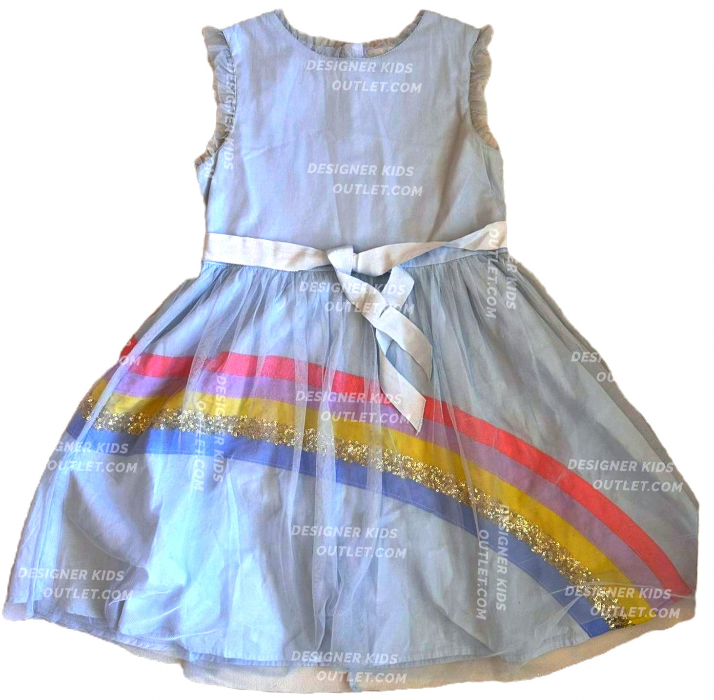 mini boden rainbow tulle dress Mini Boden Girls Sleeveless Rainbow Delight Tulle Dress