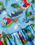 NWOT Mini Boden Whimsical Woodscape Jersey Dress Red Riding Hood