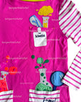 Mini Boden Girls Scientist Appliqué Tunic Dress Pocket Jersey Occupational Pink