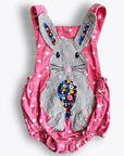 Mini Boden Mini Boden Baby Bunny Cord Romper, Pink Lemonade