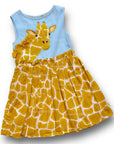 Pre-Loved Mini Boden Novelty Giraffe Appliqué Dress Mini Boden Novelty Giraffe