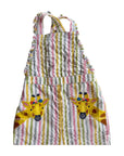 Pre-Loved Mini Boden Candy Striped Giraffe Dungarees