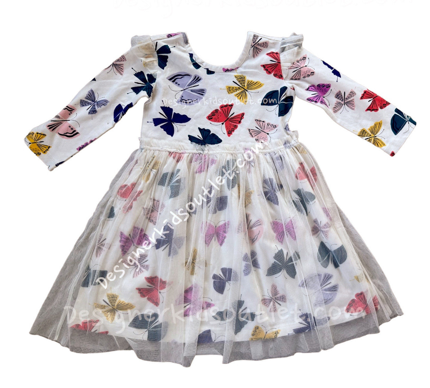 Hanna Andersson | Print Tulle Ruffle Dress