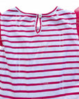 Mini Boden Girls Pink Striped Elephant Parade Tulle Dress