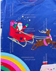 NWOT Mini Boden Jolly Santa Rainbow Ride Dress