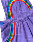 Pre-Loved Mini Boden Kids’ Corduroy Pinafore Rainbow Dress