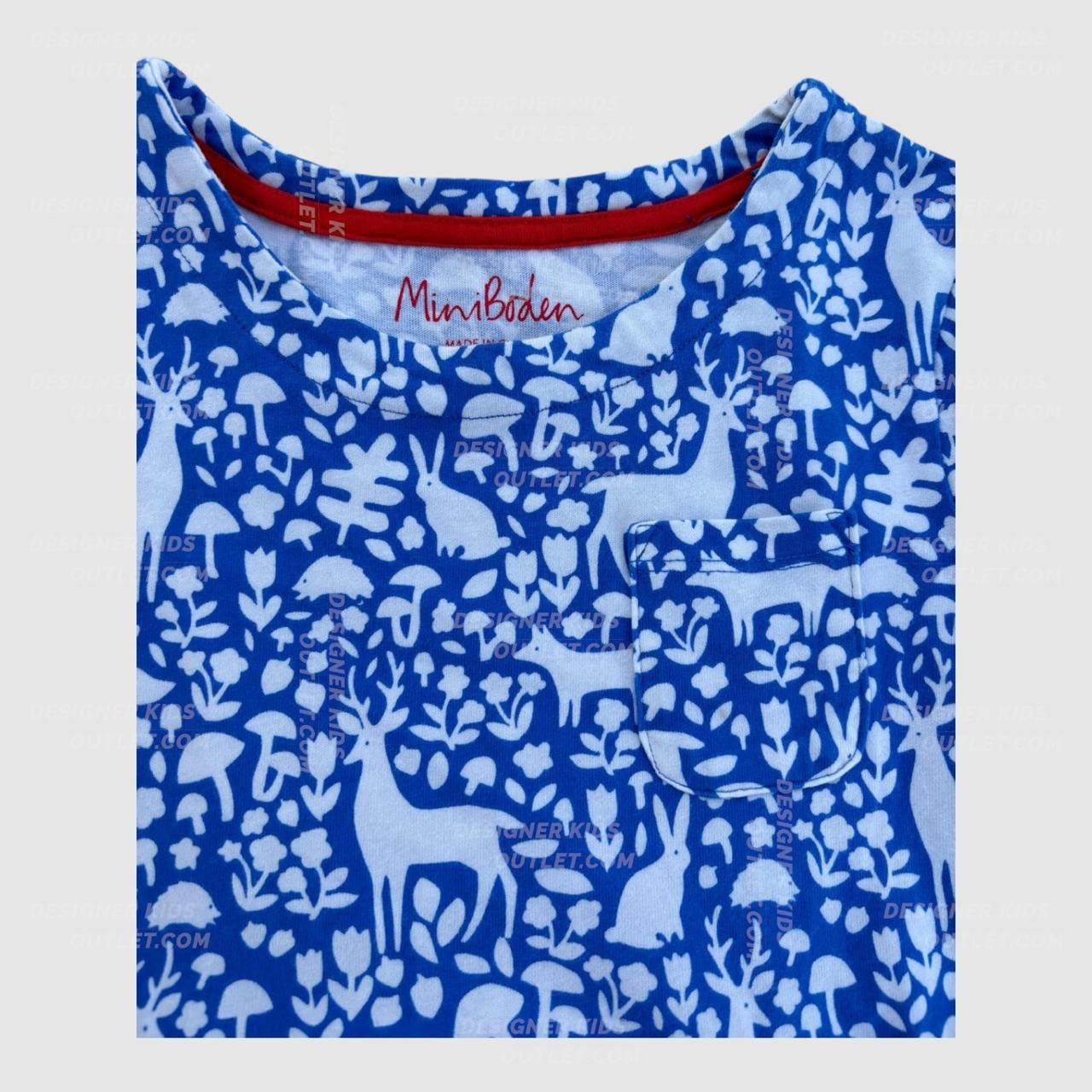 mini boden woodland dress NWOT Mini Boden Woodland Wonder Blue Dress
