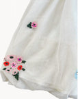NWOT Mini Boden Floral Fancy Tulle Dress with Embroidered Flowers