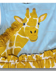 Pre-Loved Mini Boden Novelty Giraffe Appliqué Dress Mini Boden Novelty Giraffe