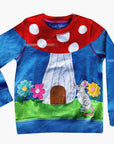 Sample/New Mini Boden Cosy Toadstool Appliqué Sweatshirt