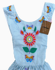 NWT Mini Boden Butterfly Garden Cross-Back Dress