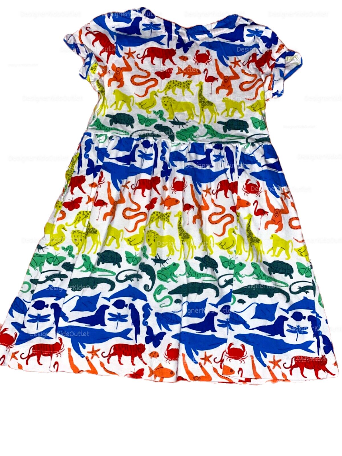 Pre-Loved Mini Boden Rainbow Animal Print Fun Jersey Dress – Designer Kids  Outlet