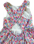 Mini Boden Girls Summer Bloom Sleeveless Floral Dress