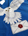 Mini Boden Girls Harry Potter Hogwarts Hedwig Owl Applique Dress Tunic