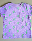 Sample Mini Boden Purple T-ShirtWith Crocodile Boys