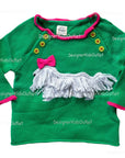 NWOT Mini Boden Fluffy Dog Knit Sweater Green