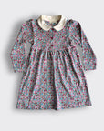 NWOT JoJo Maman Bebe Floral Long Sleeve Dress With Collar