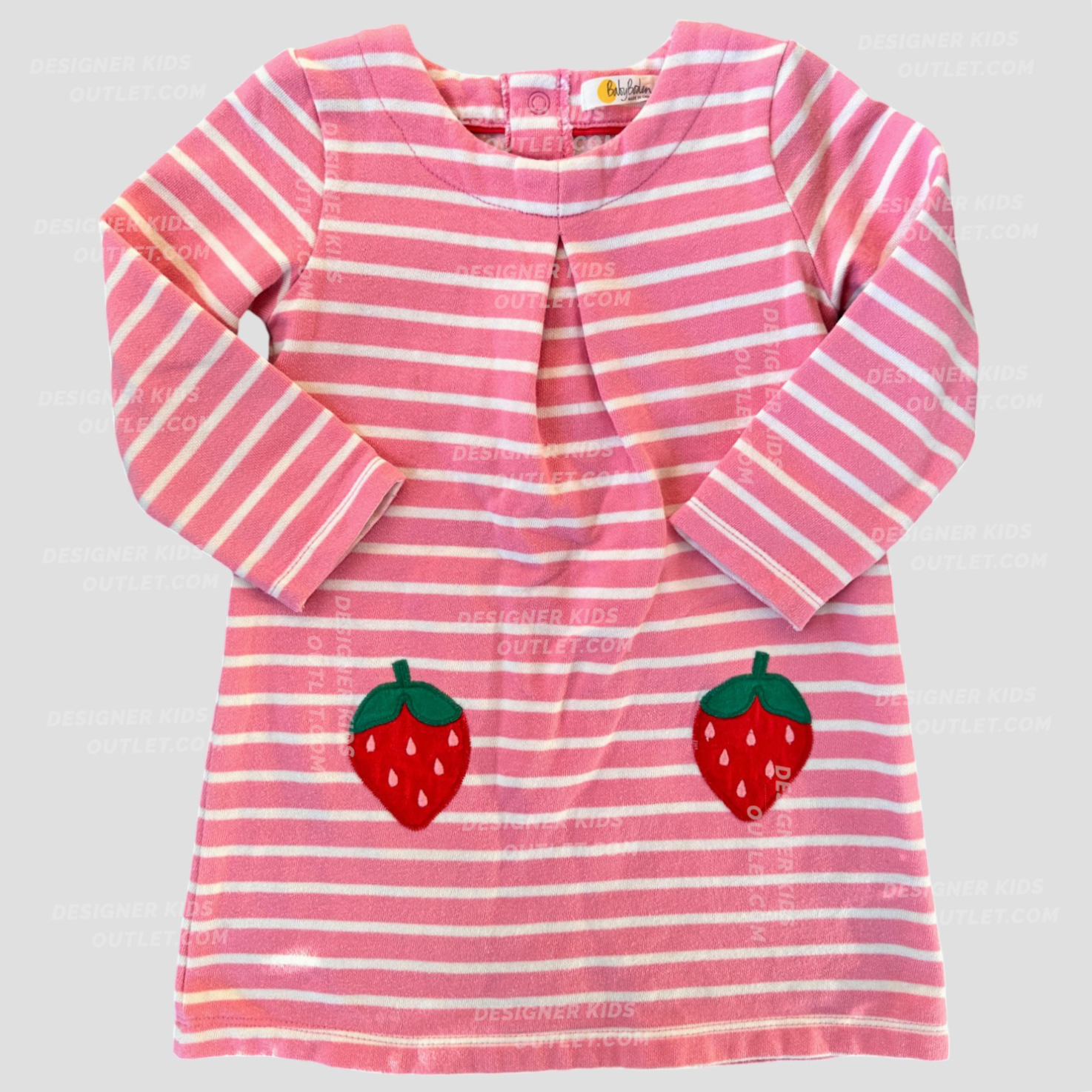 mini boden strawberry dress Mini Boden Girls Strawberry Stripe Appliqué Dress