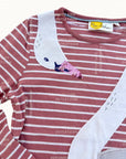 VGUC Mini Boden Swan Appliqué Tee Girls