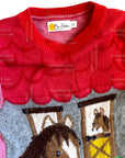 Pre-Loved Mini Boden Intarsia Horse Sweatshirt