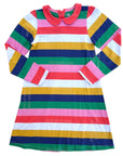 NWOT Mini Boden Stripe Multi Color Play Dress