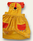 Pre-Loved Novelty HTF Frugi Girls Novelty Lion Cord Pinafore Dress