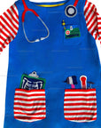 Mini Boden Doctor Tunic Dress Appliqué - Occupational Theme Physician
