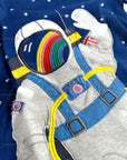 Mini Boden Girls' Astronaut Space Appliqué Dress