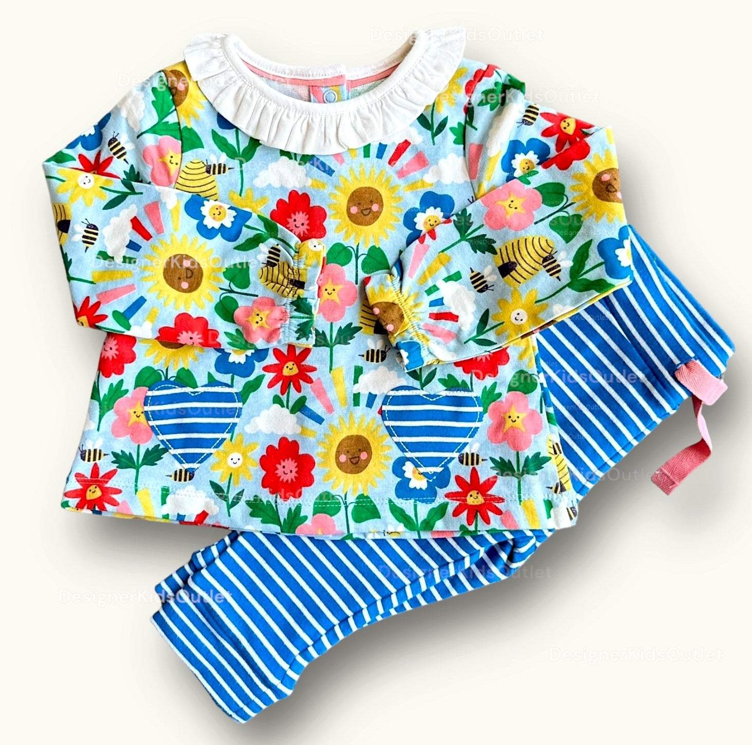 Mini Boden Baby Girls Supersoft Jersey Play Set - Multi Happy