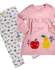 Mini Boden Garden Delight Play Set Apple Pear Two Piece Legging and Top Set