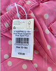 NWT Mini Boden Pink Spot Fruit Apple Pear Orange Romper