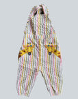 Pre-Loved Mini Boden Candy Striped Giraffe Dungarees