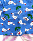 Mini Boden Baby Girls Supersoft Jersey Play Set – Baby Blue Daisy Duck