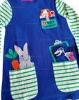 Mini Boden Girls Vet Occupational Tunic Dress Occupational Appliqué