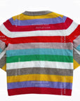NWOT Mini Boden Girls Rainbow Stripe Cardigan