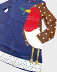 Mini Boden Girls Robin Bird Dress - New Without Tags