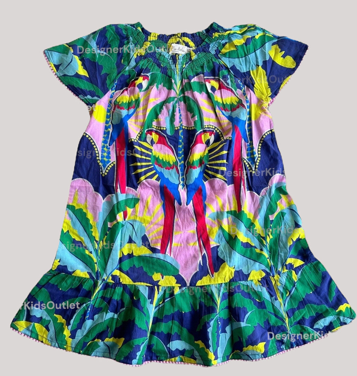 mini boden parrot dress Pre-Loved Mini Boden Girls' Tropical Parrot Print Dress – Designer Kids  Outlet