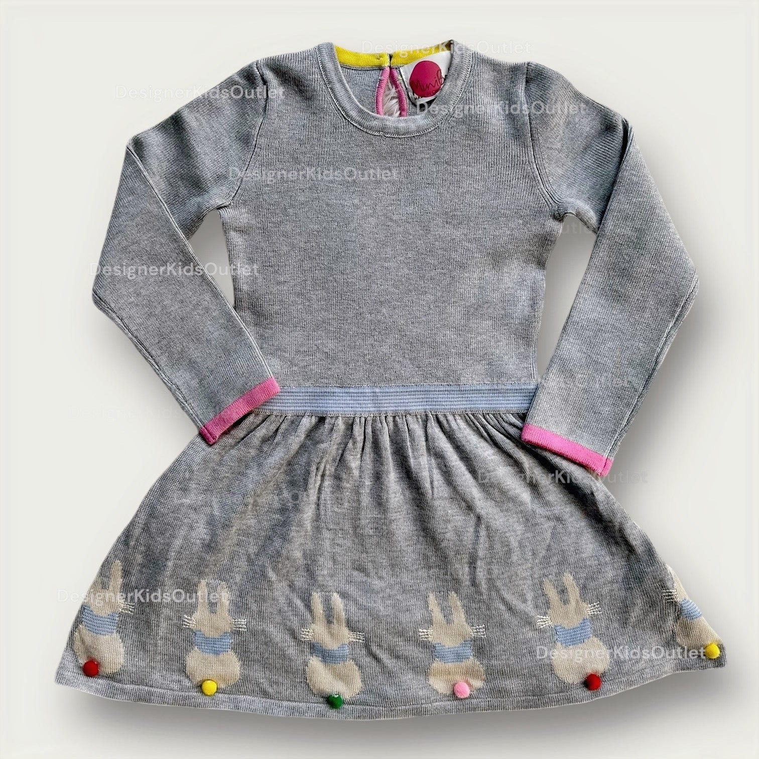 Sample Mini Boden Bunny Sweater Dress