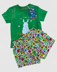 NWT Frugi Bunny Meadow Tee and Garden Party Shorts Set Size 12-18 Months