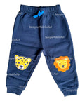 NWOT Frugi Baby Kneepatch Crawlers – Indigo / Big Cats