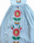 NWT Mini Boden Butterfly Garden Cross-Back Dress