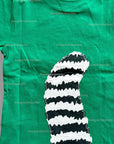 Mini Boden Boys Front & Back Appliqué T-shirt - Highland Green Raccoon