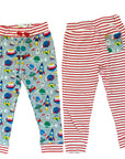 Baby Boden Boys Everyday Essential 2-Pack Joggers – Space Rockets & Red Stripe