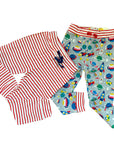 Baby Boden Boys Everyday Essential 2-Pack Joggers – Space Rockets & Red Stripe