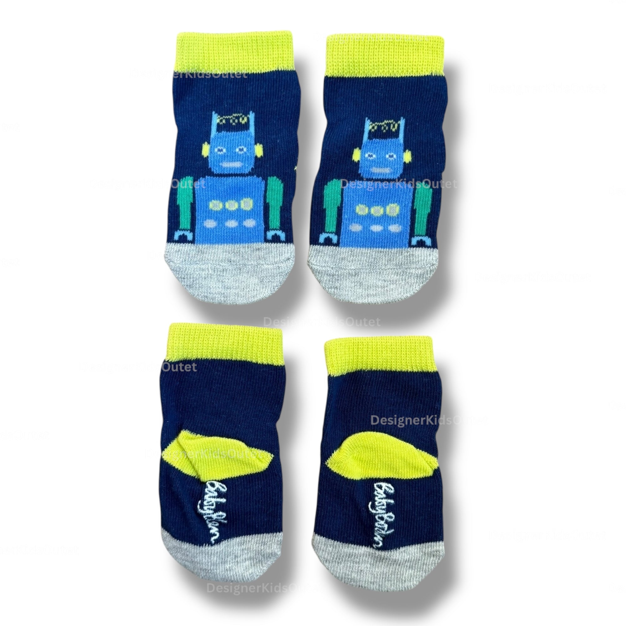 Baby Boden Patterned and Colorful Crew Socks – Assorted Single Pairs