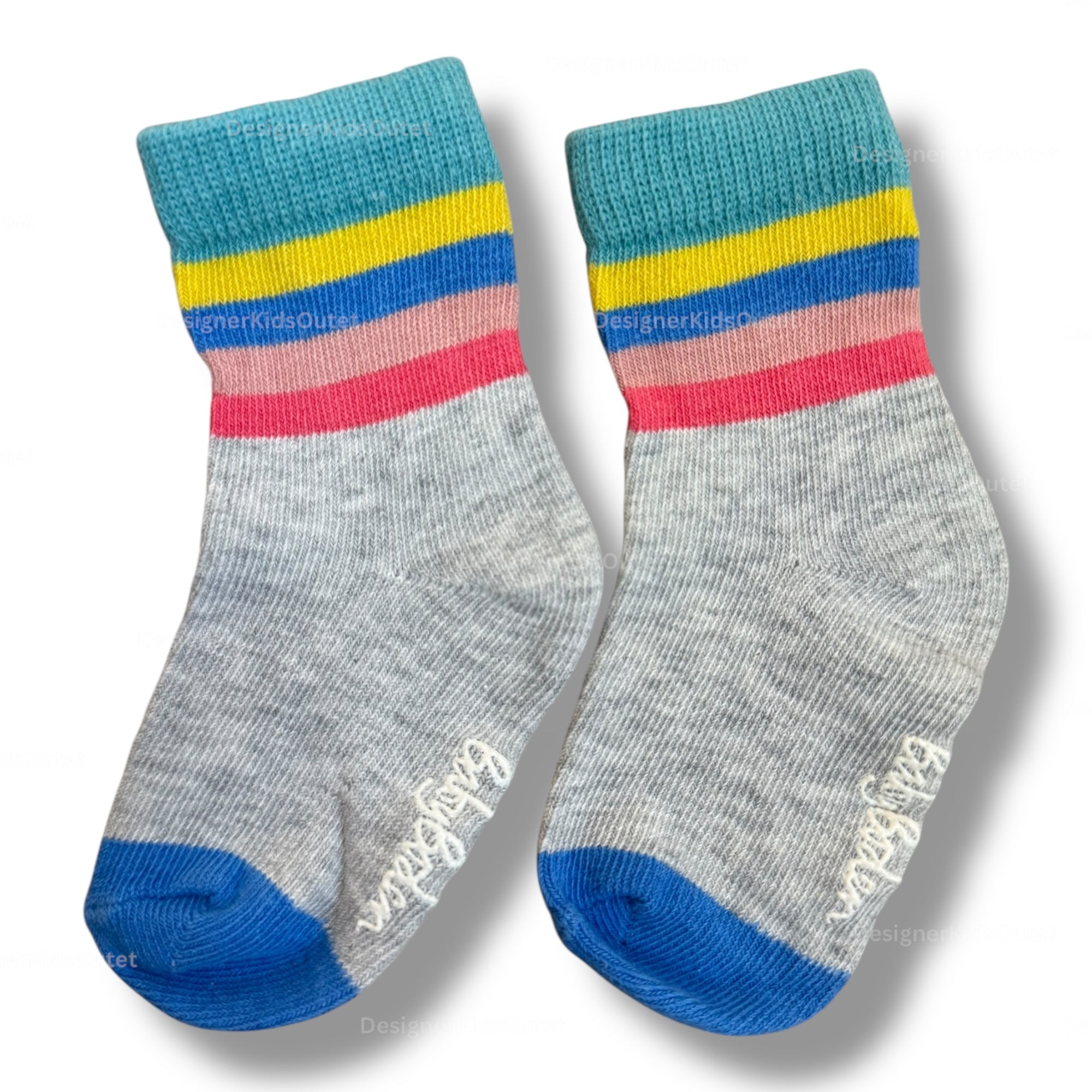 Baby Boden Patterned and Colorful Crew Socks – Assorted Single Pairs