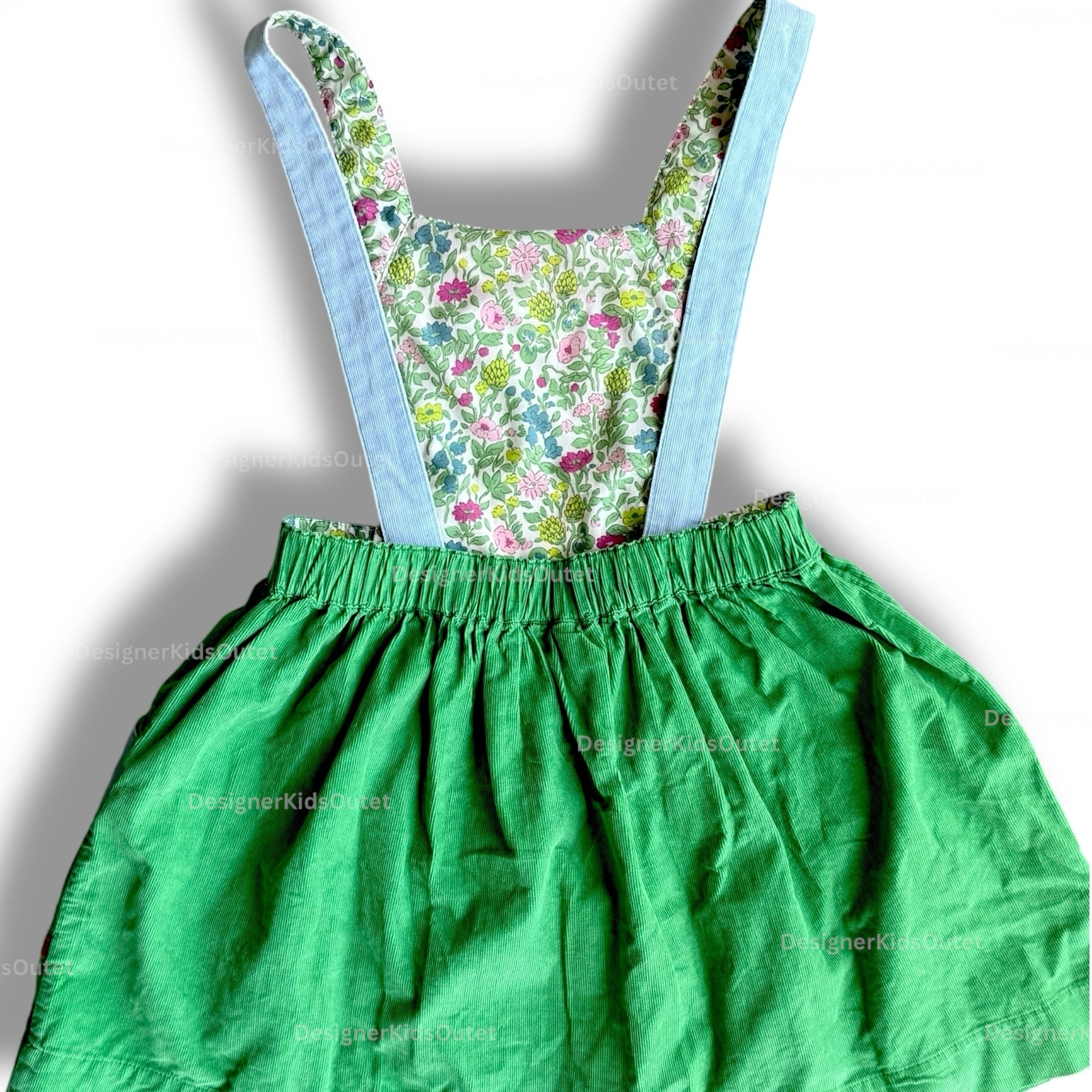 Girls Pinafore Dress Iguana Green | Nature Pond Scene Dress | Mini Boden Designer Kids Outlet Girls Pinafore Dress Iguana Green | Nature Pond Scene Dress | Mini Boden Designer Kids Outlet